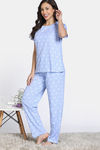 Zivame Farm Lore Knit Cotton Pyajama Sets - Dutch Canel — thumbnail 3